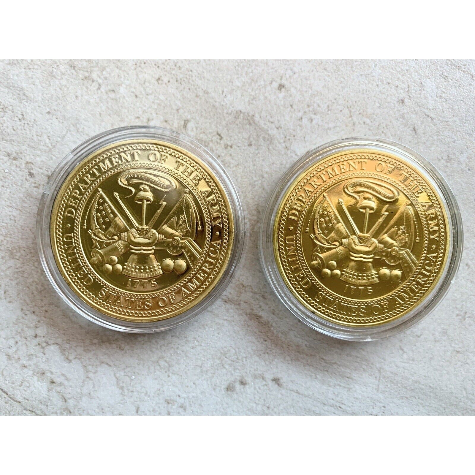 Lot Of 2 1st Cavalry Division And Air Assault Challenge Coin US Army New