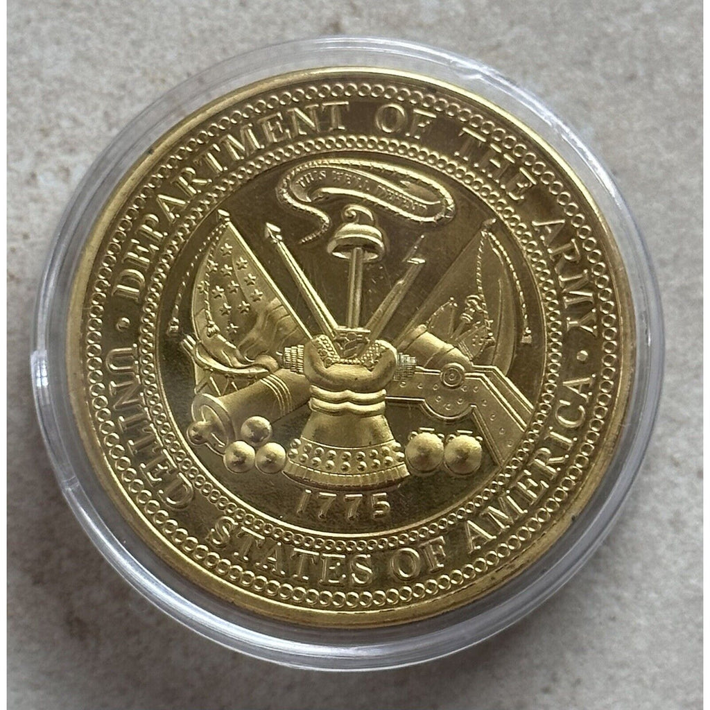 ARMY XVIII 18TH AIRBORNE CORPS SKY DRAGONS CHALLENGE COIN With velvet Case.