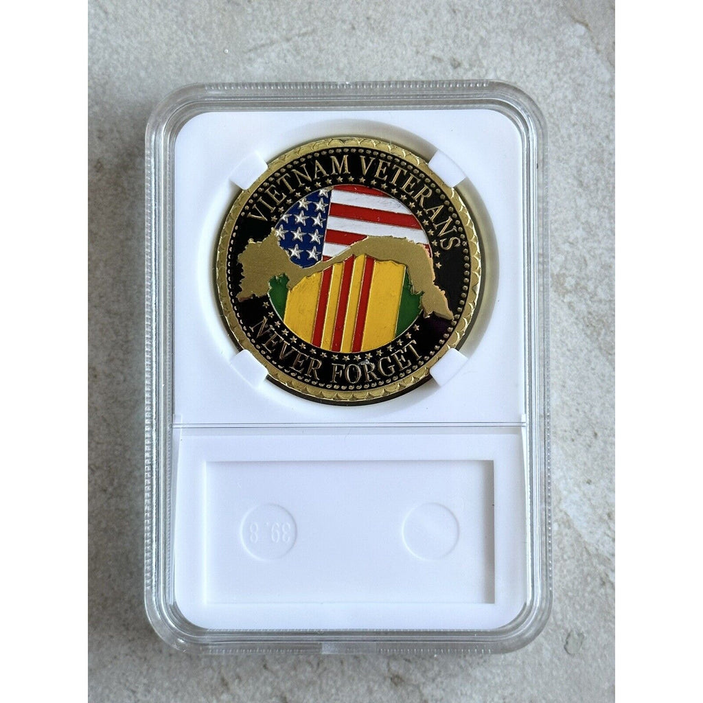 Vietnam Veteran Challenge Coin 1959 - 1975 POW MIA You are not forgotten