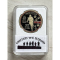 NEW USMC U.S. Marine Corps Veteran Semper Fidelis Challenge Coin With Case
