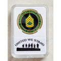 CHALLENGE COIN UNITED STATES ARMY E-7 SFC SERGEANT FIRST CLASS.