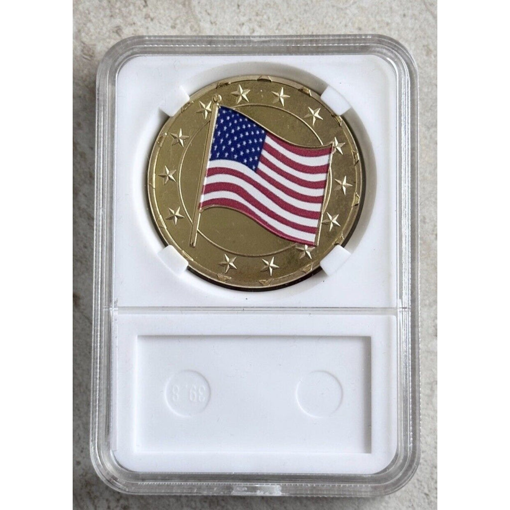MEMORIAL DAY POW - MIA Not Forgotten Challenge Coin With Cas4.