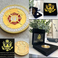 DETROIT Fire Dept. Challenge Coin With Special Velvet Case.