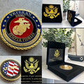 US MARINE CORPS VETERAN Challenge Coin