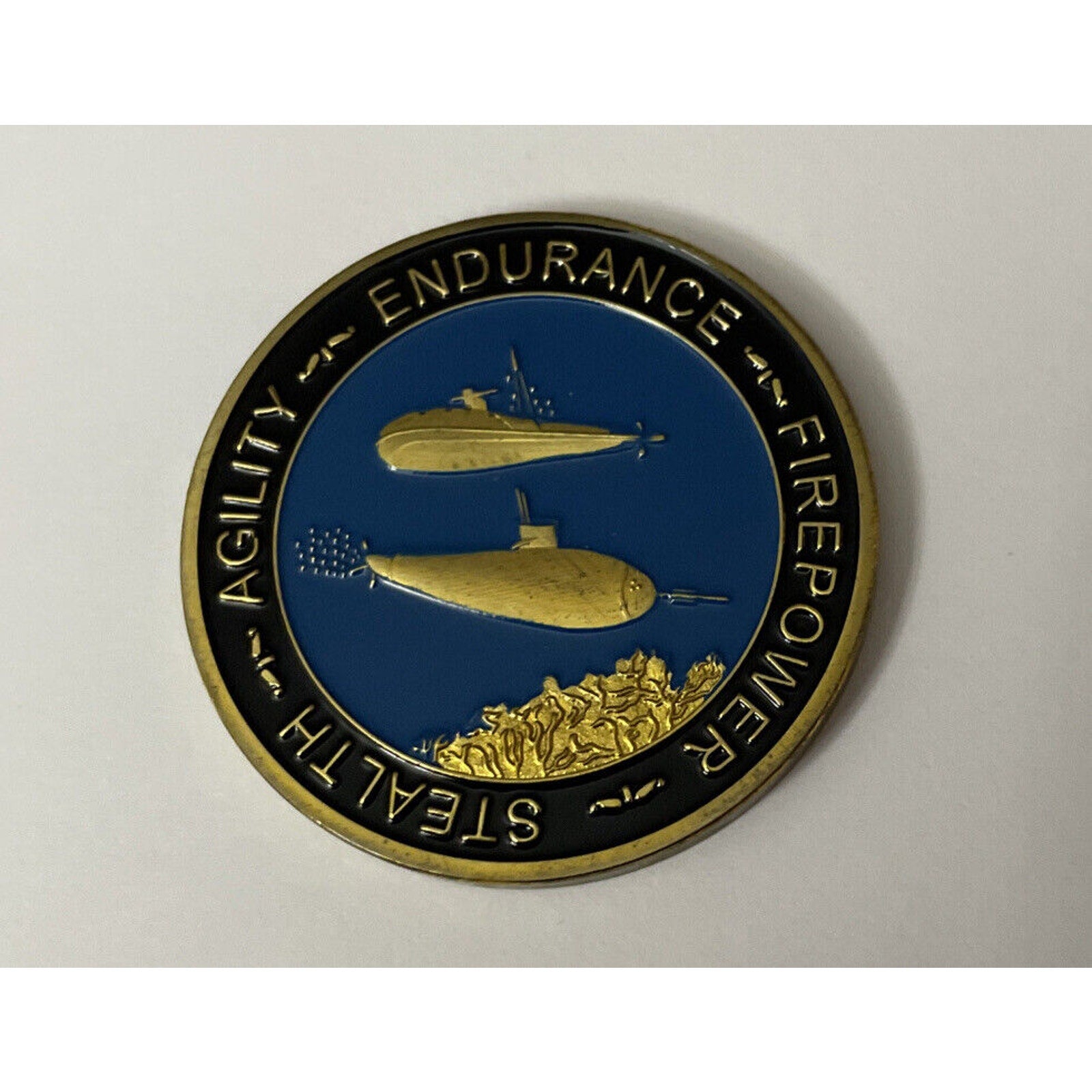 U S Navy Nuclear Submarine Warfare The Silent Service Challenge Coin