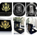 Sniper One Shot One Kill Skull Spinner Military Challenge Coin USA