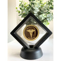 ARMY MEDICAL CORPS Challenge Coin US Army Come With 3D Floating Displays Case