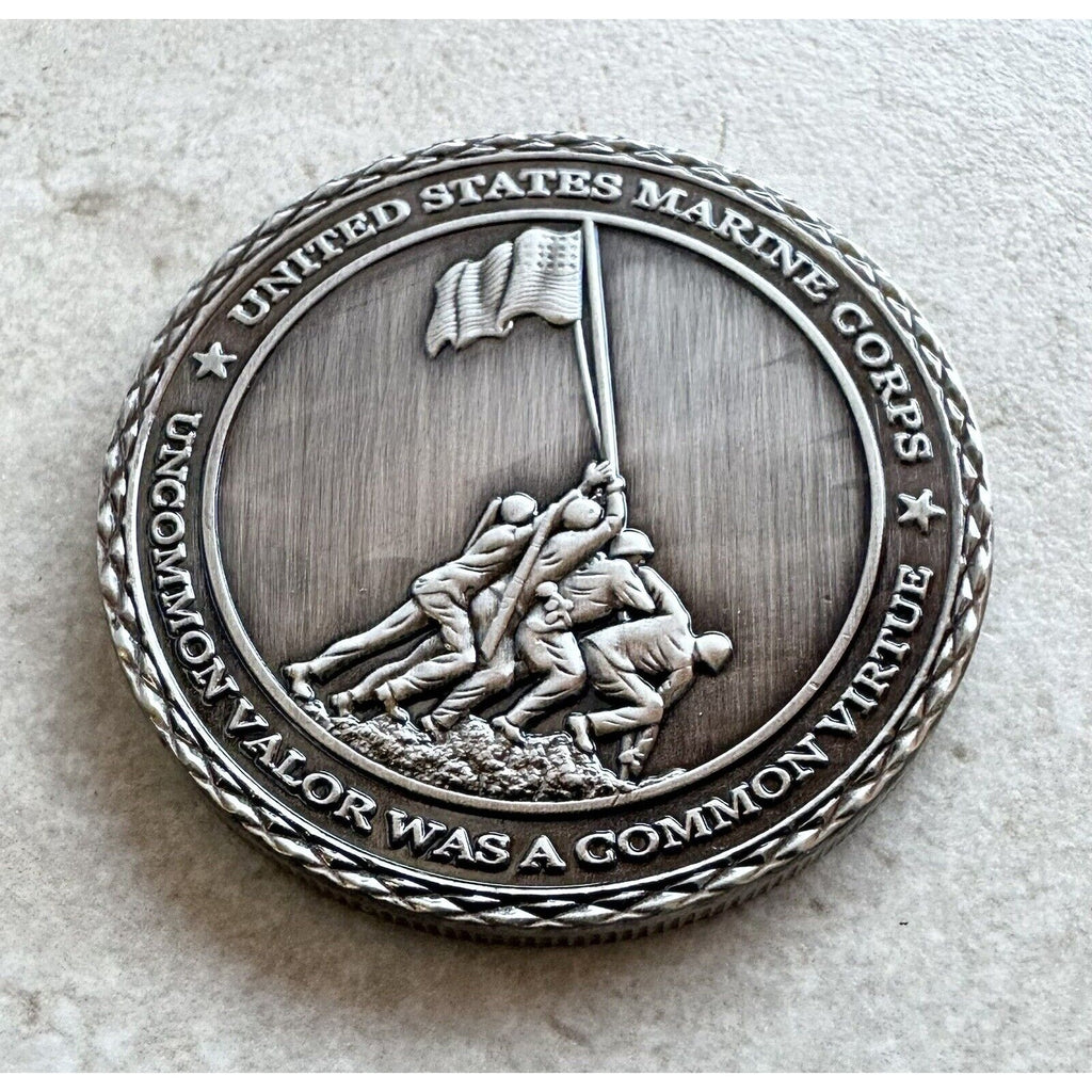 U S MARINES IWO JIMA Challenge Coin