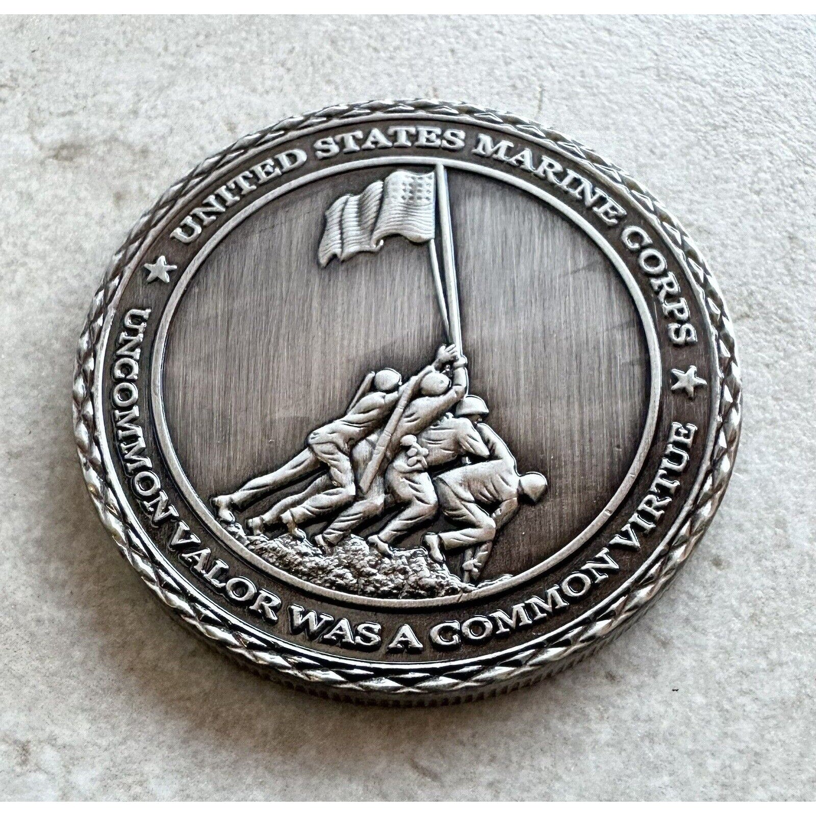 U S MARINES IWO JIMA Challenge Coin