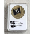 POW - MIA Not Forgotten Challenge Coin With Case