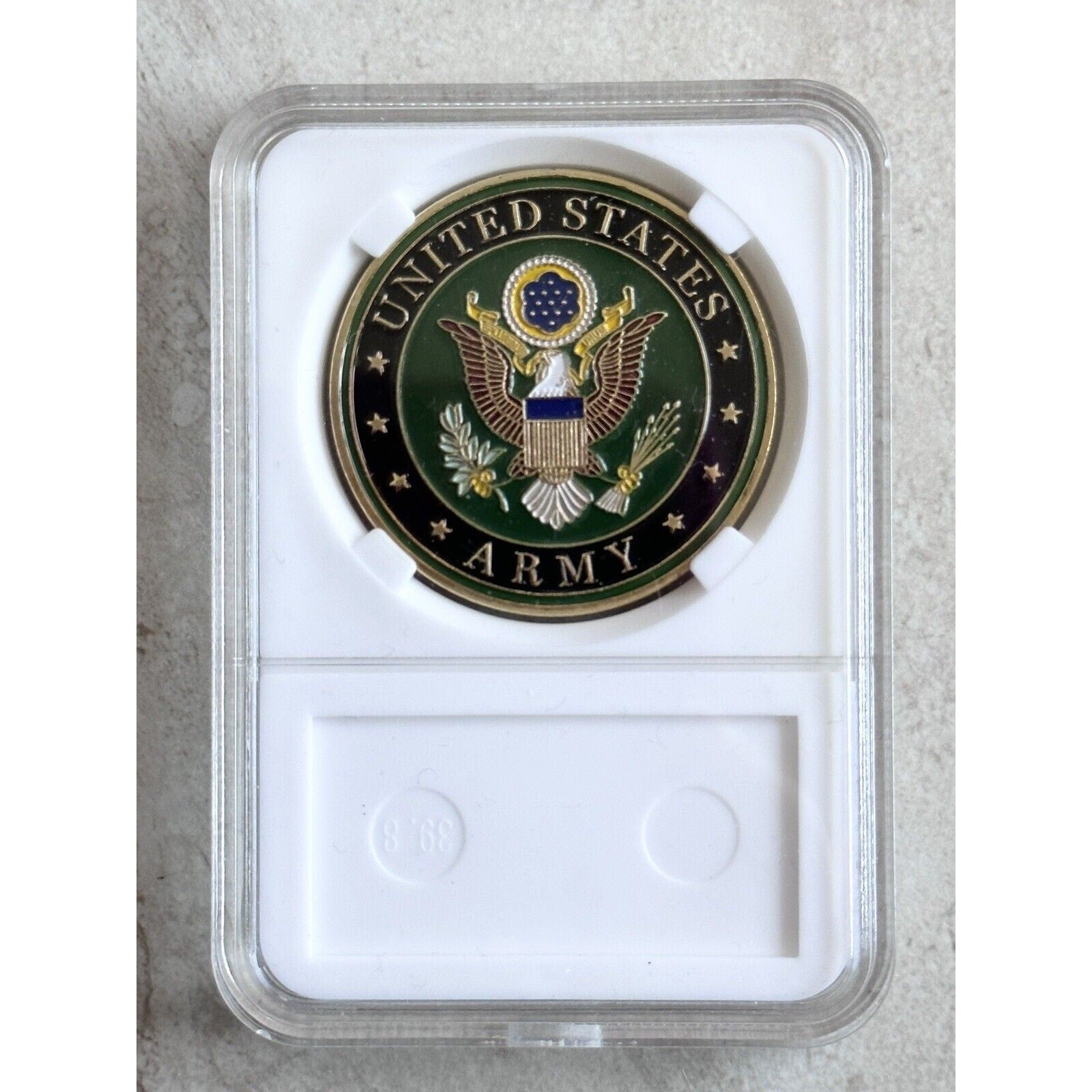ARMY FORT BENNING FOLLOW ME HOME OF THE INFANTRY CHALLENGE COIN