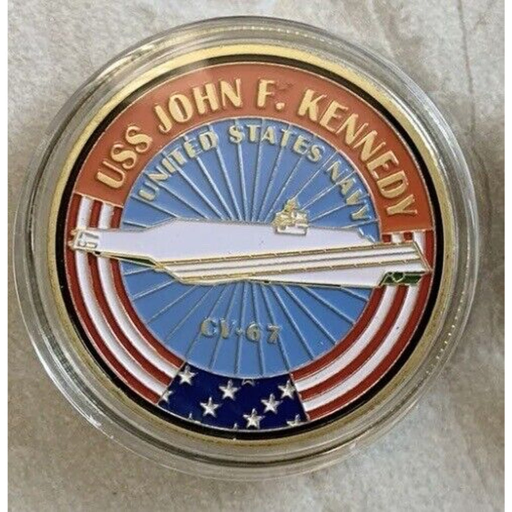 USS JOHN F. KENNEDY CV-67 Challenge Coin USN-US NAVY 40mm New
