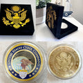 United States Cyber Command Challenge Coin with velvet Presentation case