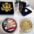 US Navy Seal Team Sea Land Air Military Challenge Coin W/ Beautyful Velvet Case