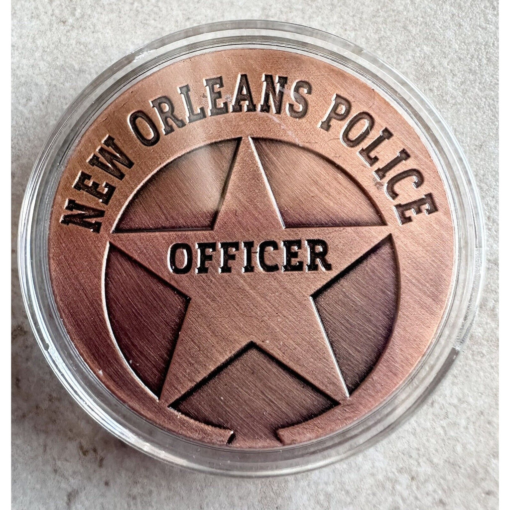 New Orleans Police Officer Challenge Coin Saint Michael