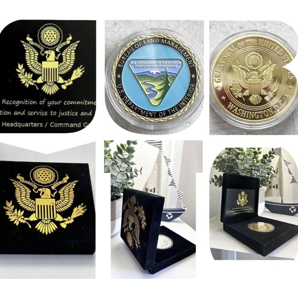 BUREAU OF LAND MANAGEMENT/US DEPARTMENT OF THE INTERIOR-Challenge Coin USA