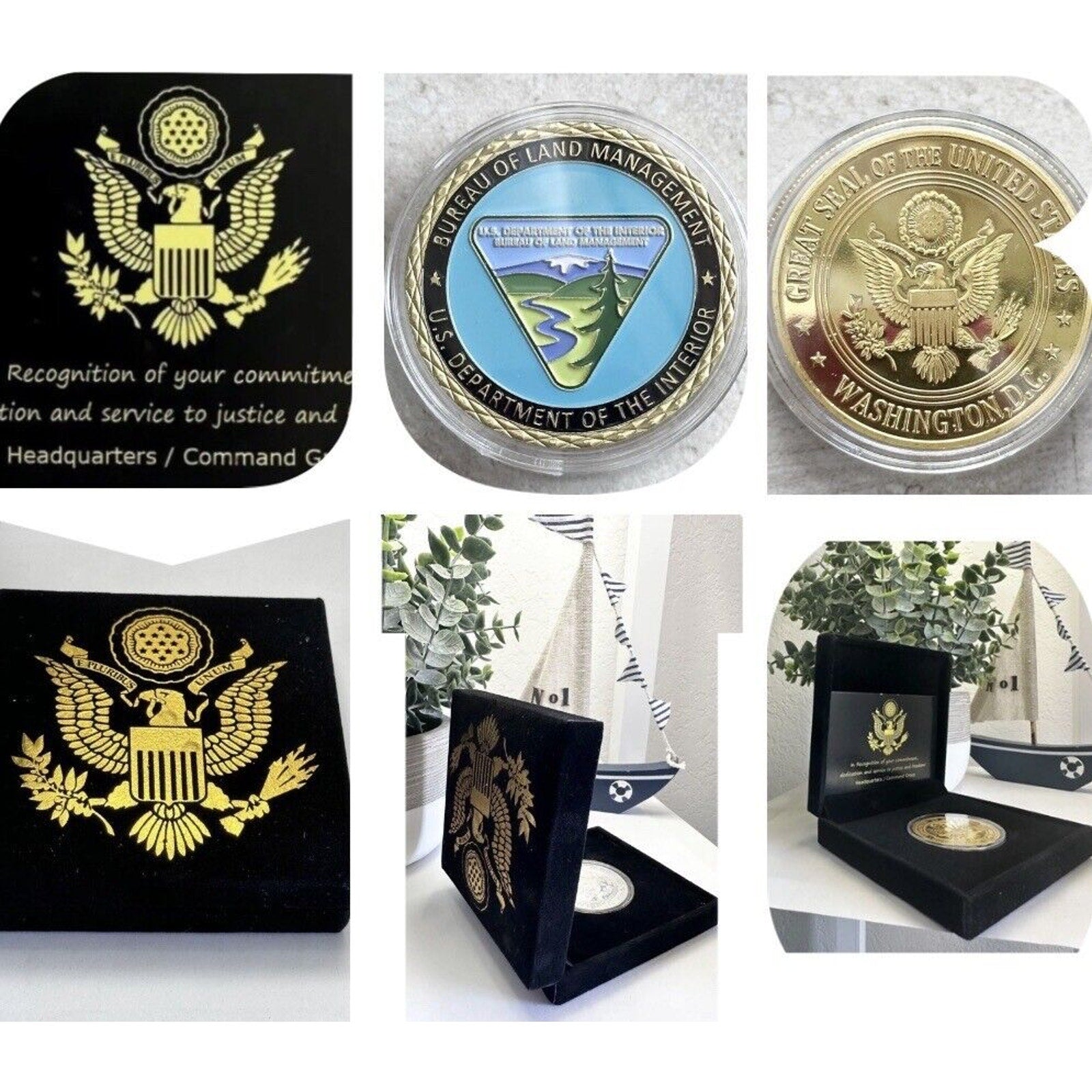 BUREAU OF LAND MANAGEMENT/US DEPARTMENT OF THE INTERIOR-Challenge Coin USA