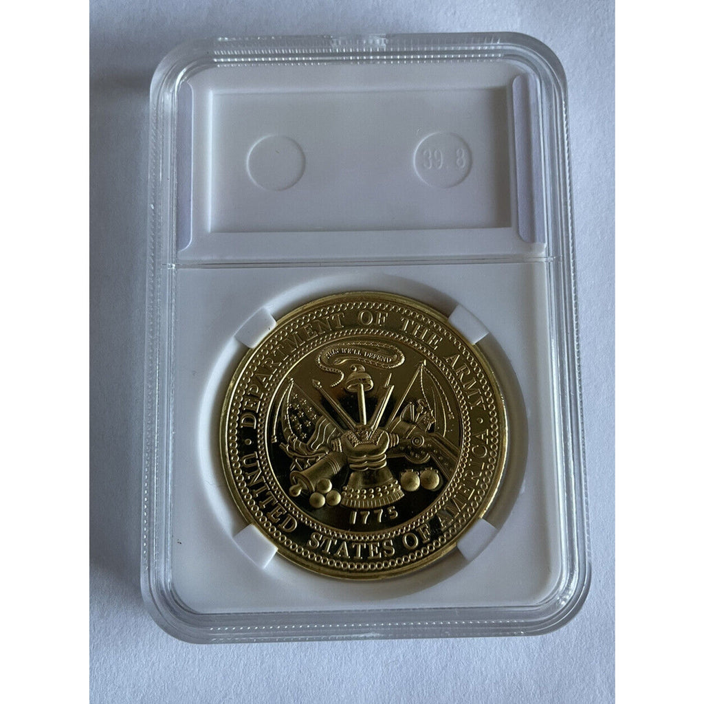 ARMY AIR ASSAULT US Army Challenge Coin USA with case. Fast Shipping! New!