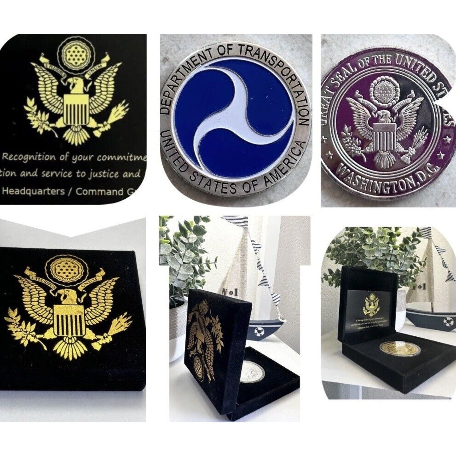 U S Department of the Transportation Challenge Coin USA NEW Challenge Coin