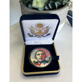 PRESIDENT BARACK OBAMA "YES WE CAN" CHALLENGE COIN W Special Velvet Case