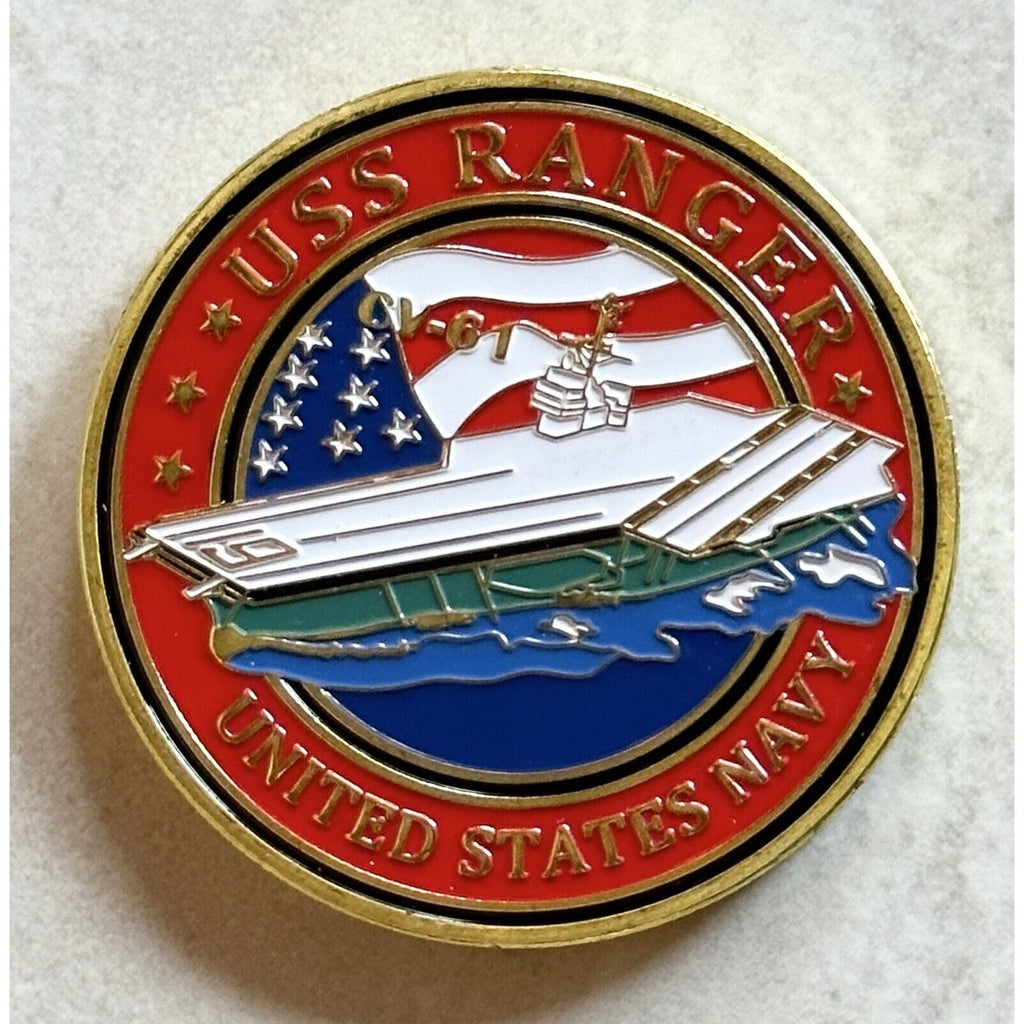 US NAVY - USS RANGER CV-61 Challenge Coin New
