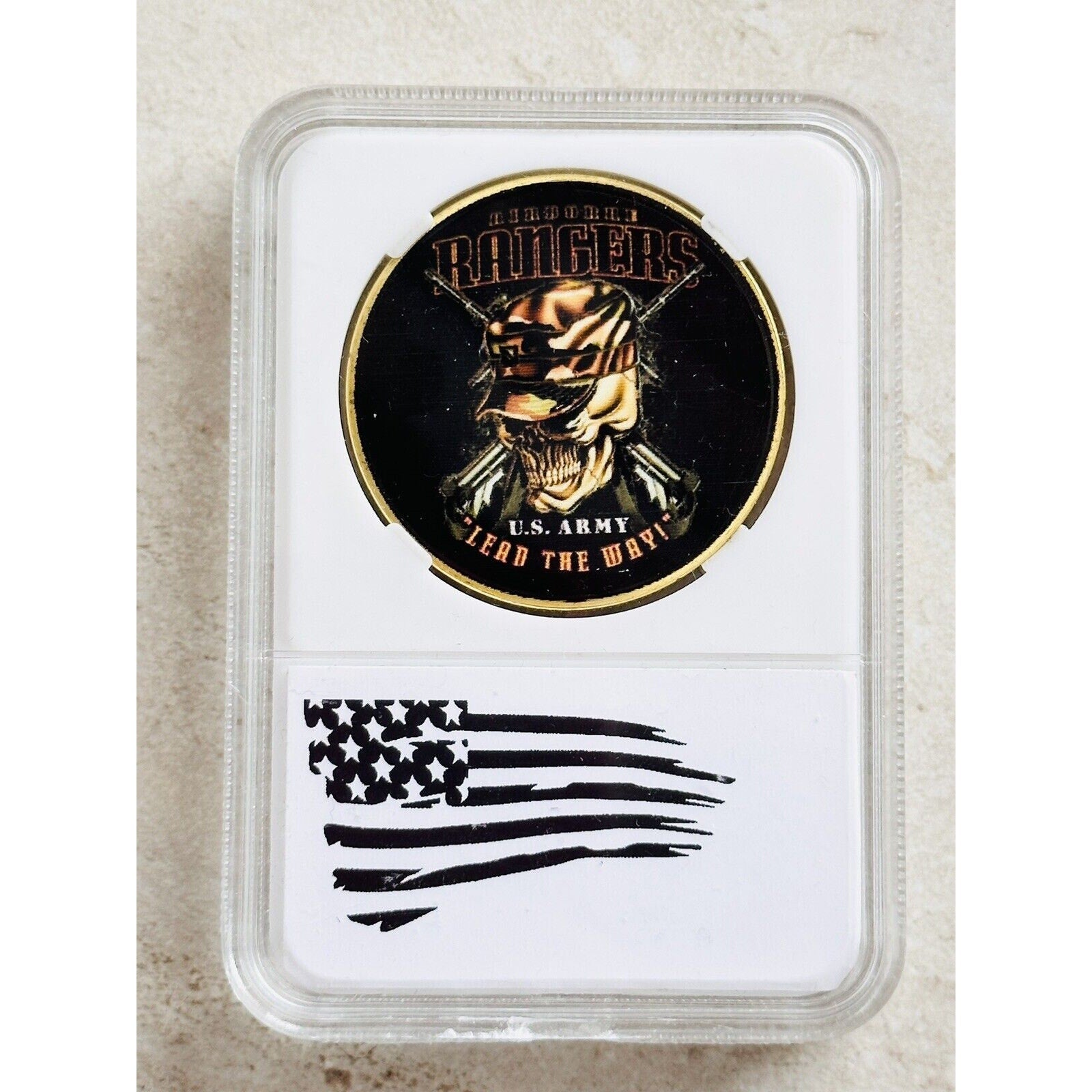 US Army Ranger Challenge Coin "Rangers Lead the Way " SPECIAL OPERATIONS