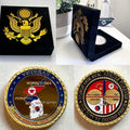 KOREAN WAR VETERAN Challenge Coin With Special Velvet Case.