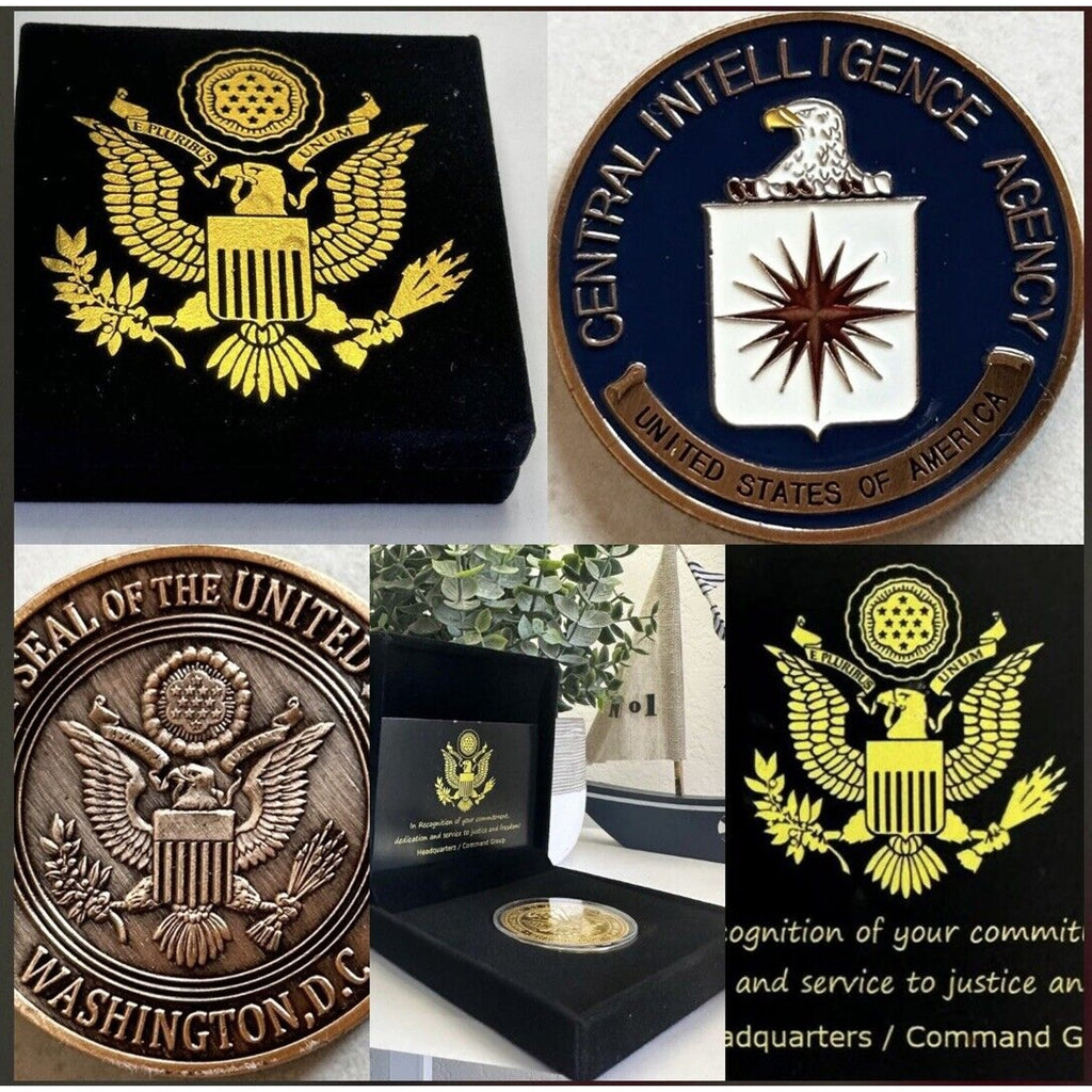 NEW CIA Central Intelligence Agency Challenge Coin (Bronze) USA