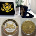 U S AIR FORCE F-16 FIGHTING FALCON Challenge Coin with special velvet case