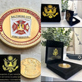 BALTIMORE CITY Fire Dept. Challenge Coin With Special Velvet Case.
