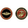 U.S. United States Marine Corps Fleet Marine Force FMF Corpsman Gold Plated Coin