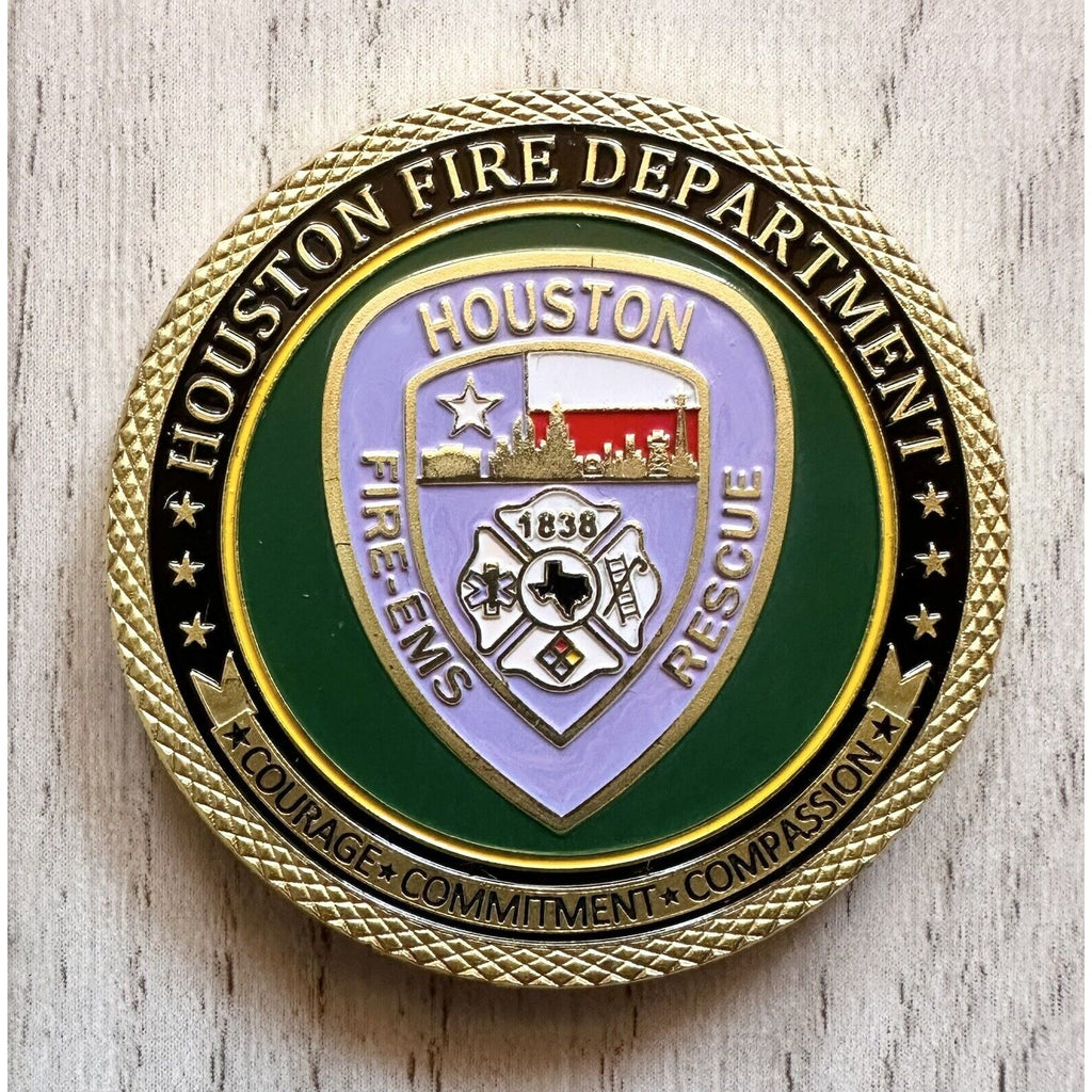 HOUSTON Fire Dept. Challenge Coin