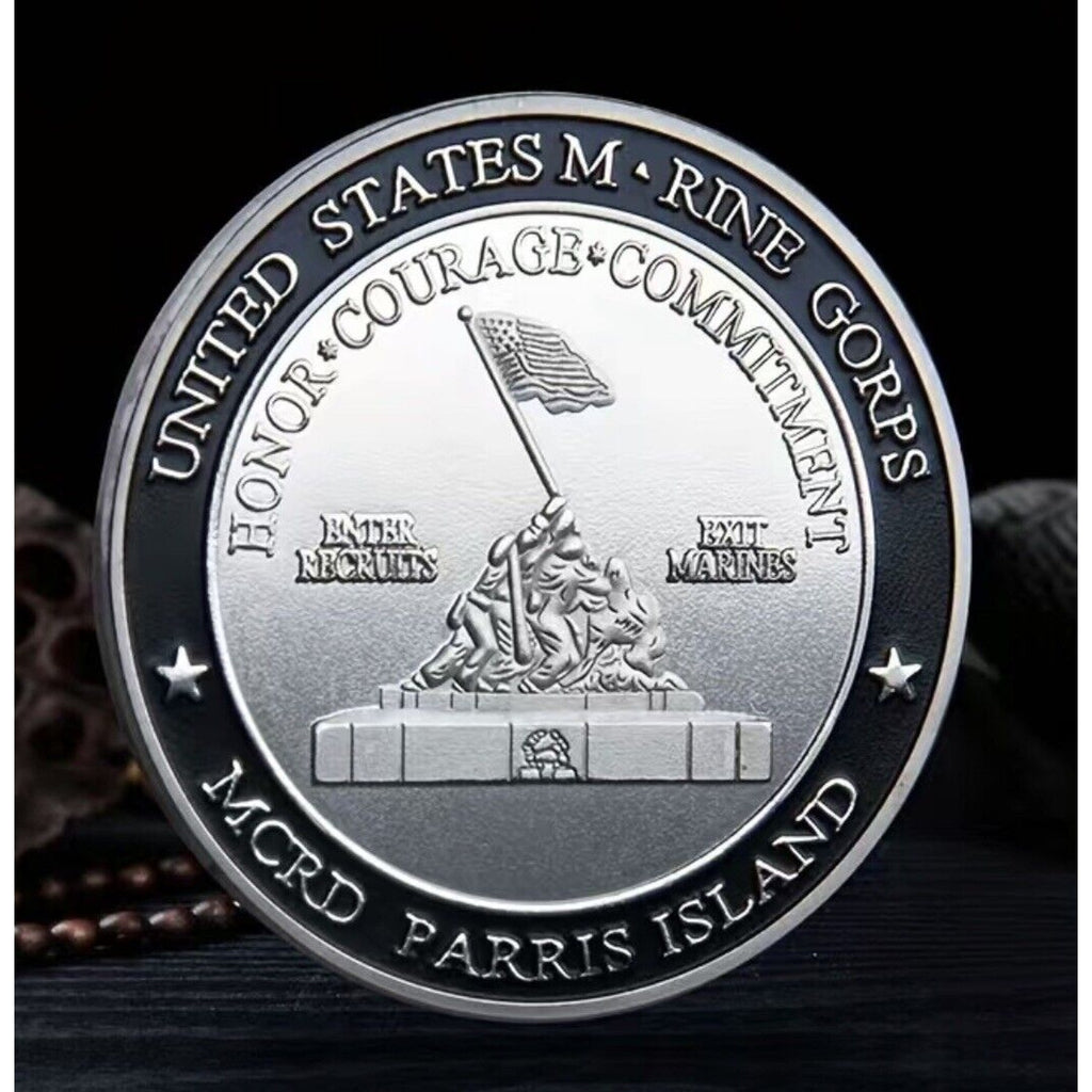 USMC Marine Corps Recruit Depot Parris Island Challenge Coin