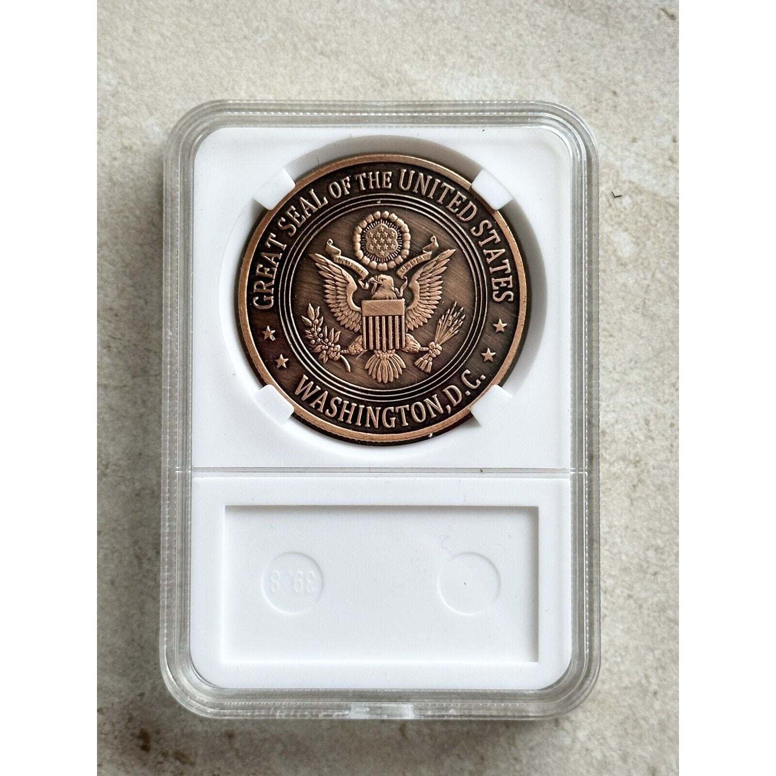 Department Of Home land Security Challenge Coin With Case