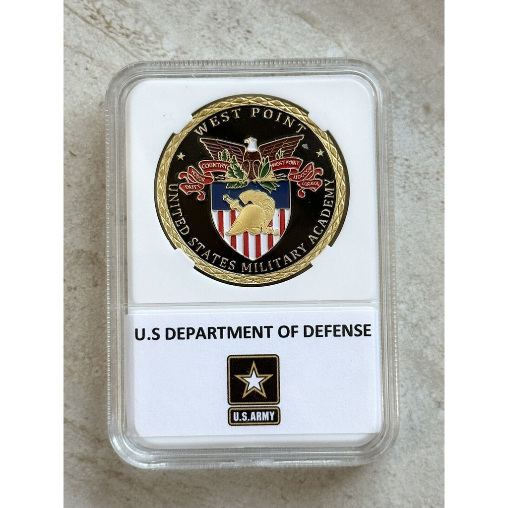 Challenge Coin West Point Duty Honor Country Coin. New With Beautiful Case