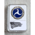 U S Department of the Transportation Challenge Coin With Case