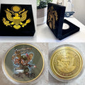 US Navy Seabees Challenge Coin "Constuimus Batuimimus" We Build-We Fight w/ case
