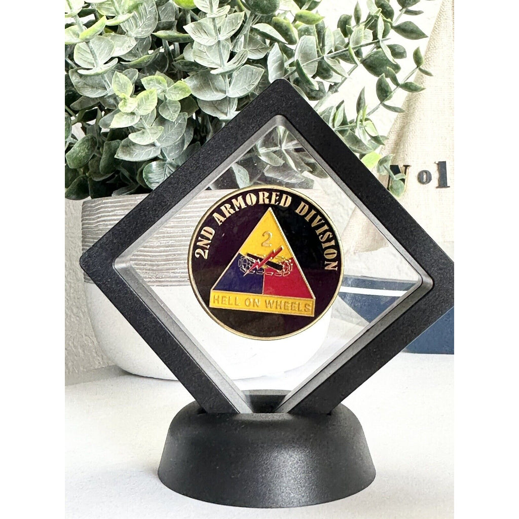 US ARMY 2nd ARMORED DIVISION "Hell On Wheels" Challenge Coin
