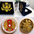 CITY OF LOS ANGELES Fire Dept. Challenge Coin With Special Velvet Case