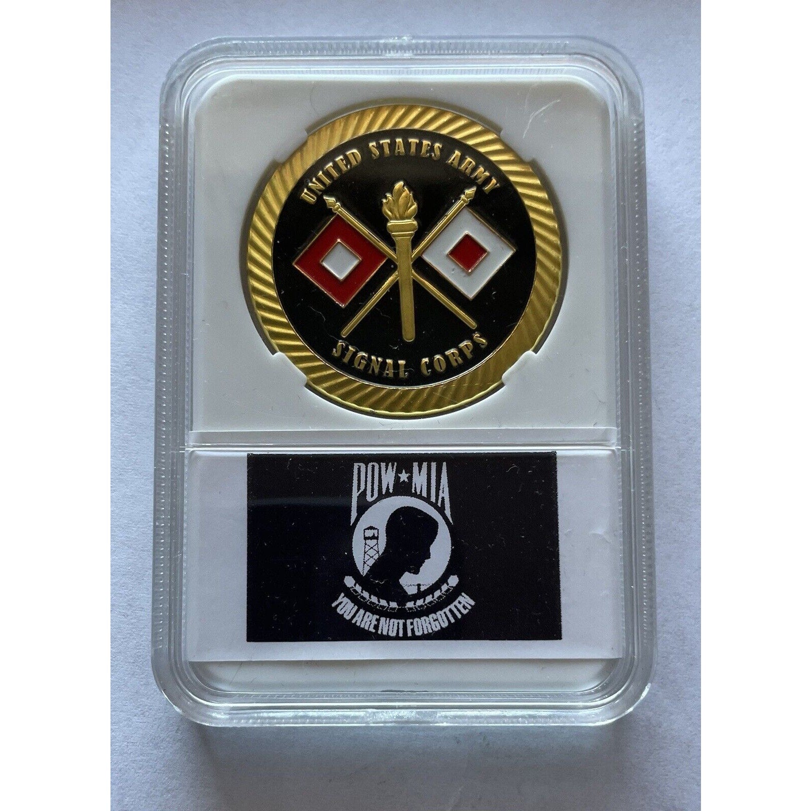 NEW U.S. Army Signal Corps Challenge Coin.