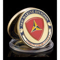 Us Marine Corps Third 3rd Combat Division Challenge Coin