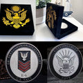 NEW U.S. Navy Petty Officer First Class E-6 Challenge Coin With Velvet Case New
