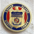 USMC MARINE CORPS CID CRIMINAL INVESTIGATION DIVISION COLORIZED CHALLENGE COIN