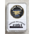 US NAVY SEAL TEAM FIVE Challenge Coin With Case United We Stand