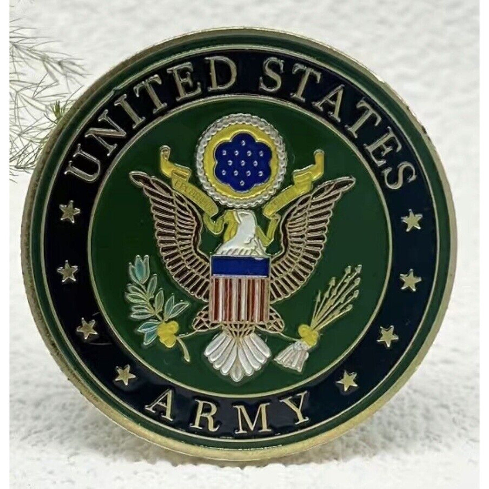 U.S. ARMY INTELLIGENCE CENTER "FORT HUACHUCA Arizona" IMSO Challenge Coin US