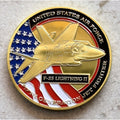 U S AIR FORCE F-35 Lightning II Challenge Coin