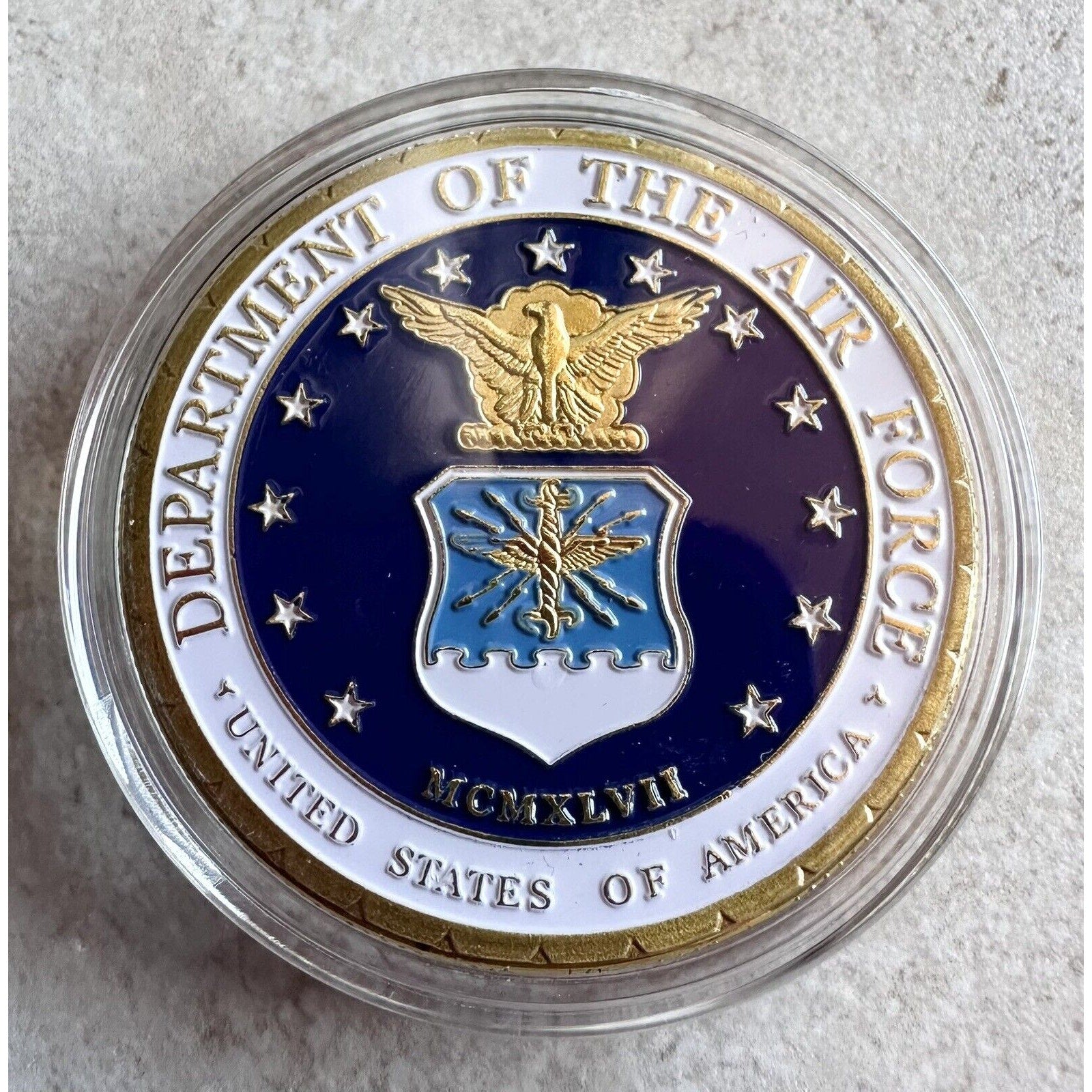 United States Air Force OFFICE OF SPECIAL INVESTIGATIONS Challenge Coin w/ case