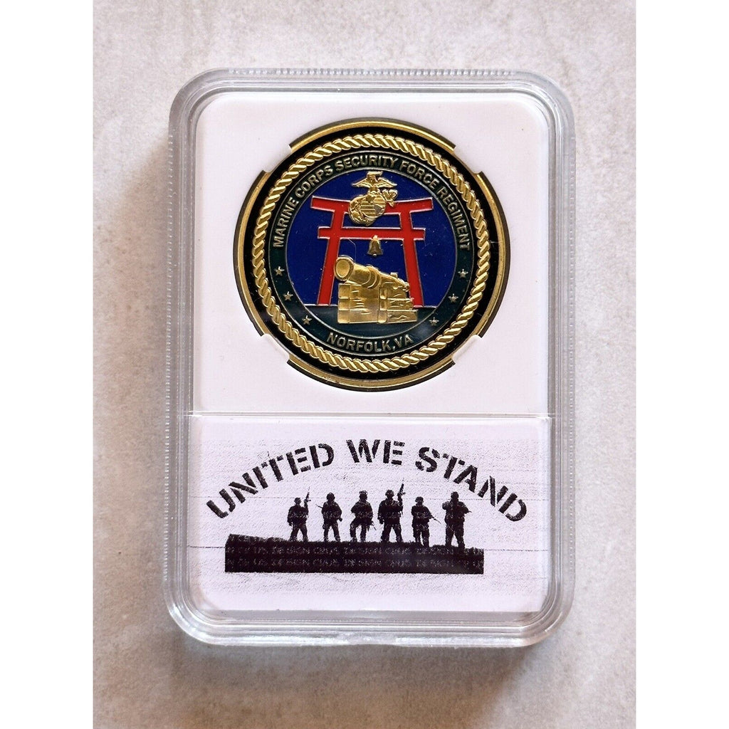 Marine Corps Security Force Regiment Challenge Coin With Nice Case