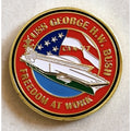 US NAVY USS GEORGE H.W. BUSH CVN-77 Challenge Coin