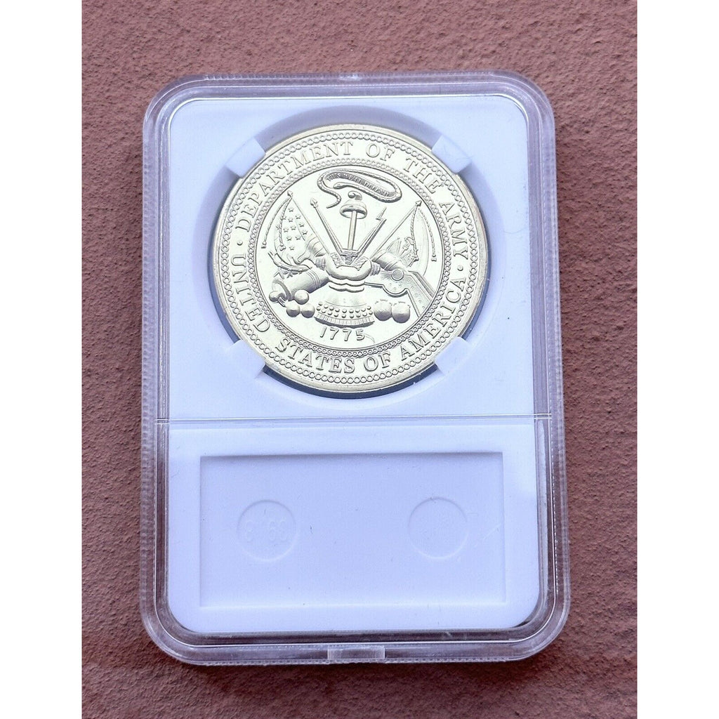 U S ARMY Corps of Engineers Challenge Coin With Case